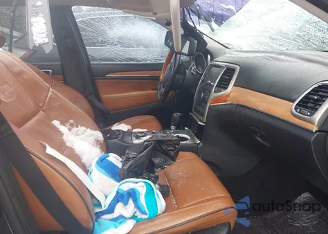 2012 Jeep Grand Cherokee Overland из США, поврежденный, VIN 1C4RJFCT6CC133569